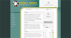 Desktop Screenshot of krinskycpa.com